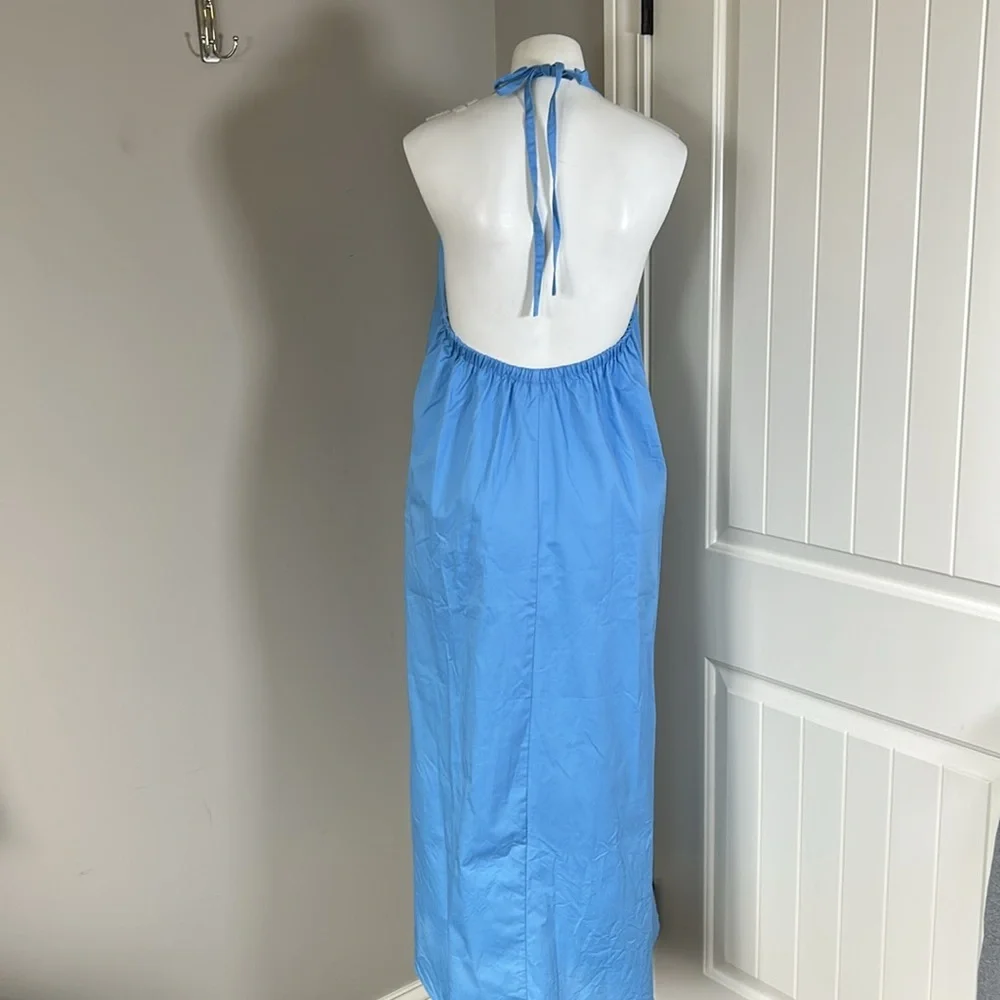 Tuckernuck Sky-Blue Halter Maxi Dress - Picture 7 of 15